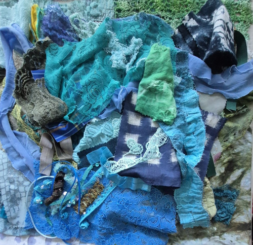 Slow stitch scrapbag 300 - gms, +