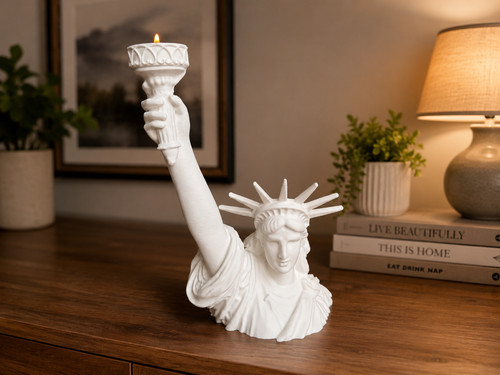 Statue liberty led tealight - led,