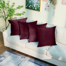 Velvet Cushions Filled Pack of