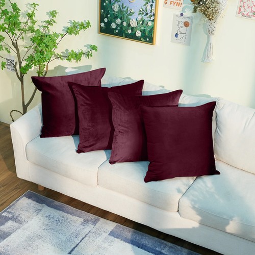 Velvet cushions filled - cushions, of