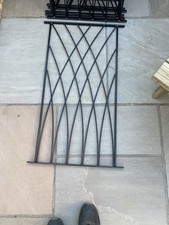 Balcony Decking Ornamental Rails Frames Black Metal 8 off 915mmH x540mm Wx22mmD