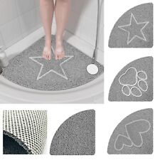 Non Slip Corner Shower Mat Anti Mould Bath Mat Loofah Shower Mat 53x53cm 60x60cm