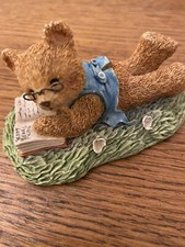 Beswick Bears Resin Sculpture BB001 William Reading a Book Rare