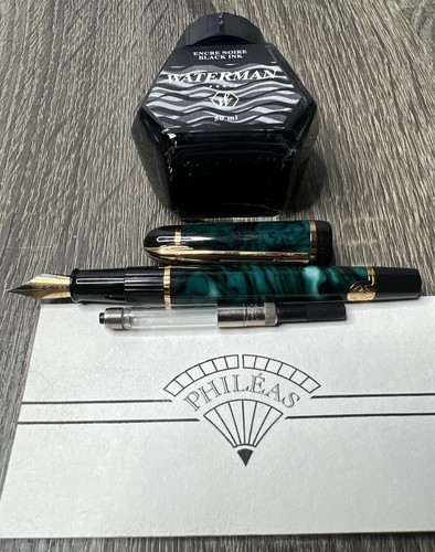 Waterman phileas green marble - waterman,