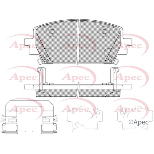 Brake pads set for - pads,