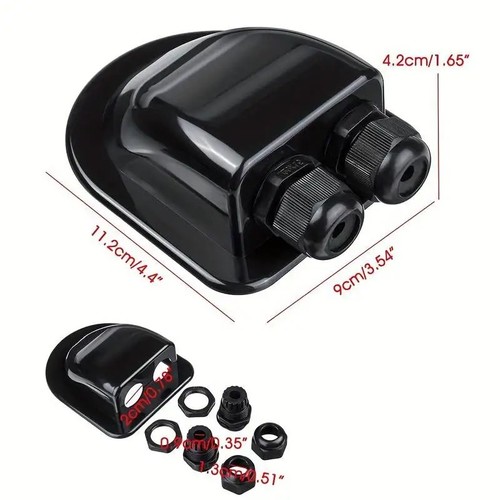 Waterproof dual cable entry - cable,