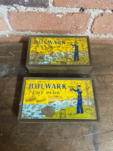 Vintage tin bulwark - tin,