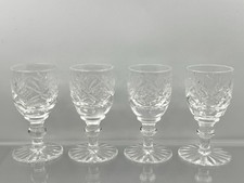 4 Vintage Crystal Liqueur