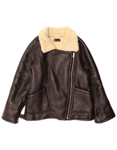 Zara womens sherpa jacket - womens, uk