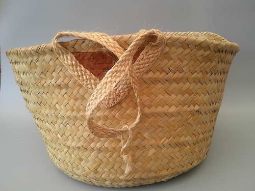 Vintage kikapu woven - woven, market