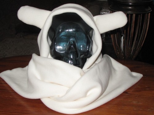 Cosplay fiona white ear scarf - cosplay,