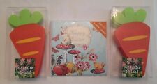 Paperchase Easter Decoration & Card Bundle - 2 Felt Carrot Garlands & Card Pack