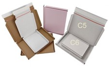 PEEL & SEAL ROYAL MAIL PIP C5 C6 LARGE LETTER CARDBOARD POSTAL MAILING BOXES
