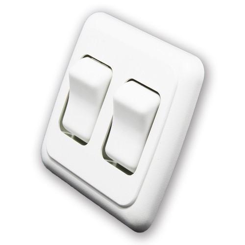 Double gang off 12 volt - double, 2