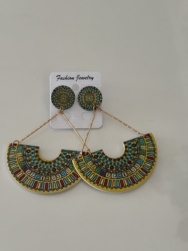 Brand new egyptian wooden - wooden, fan