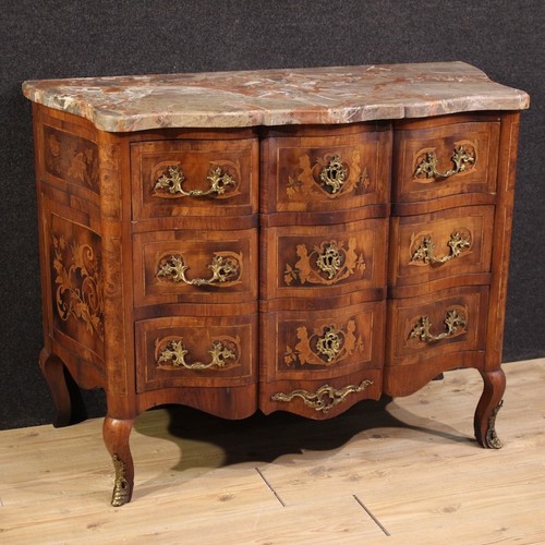 French commode dresser inlaid