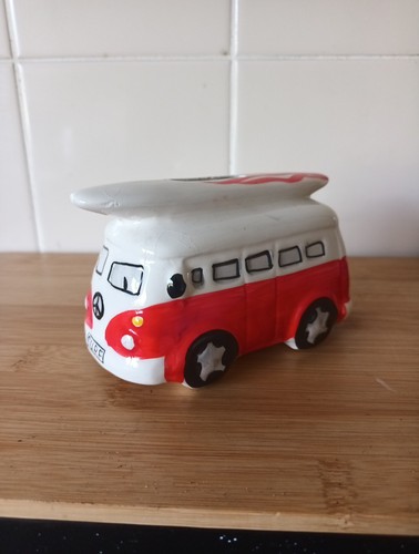 Campervan ceramic money box - campervan,