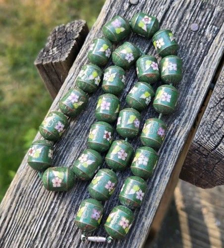 Vintage cloisonne green - vintage,