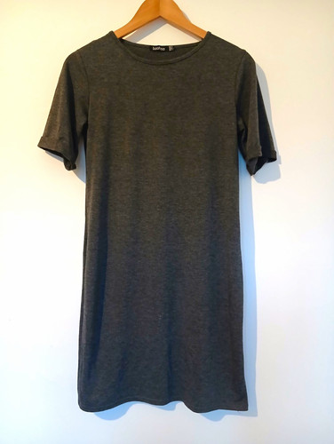Boohoo grey shirt - grey, dress