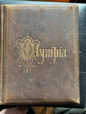 Olympia: beautifully illustrated victorian photo album - (broken clasp)