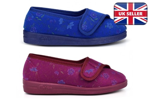 Womens wide fit slippers - fit,