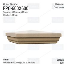 Large Decorative Fluted Pier