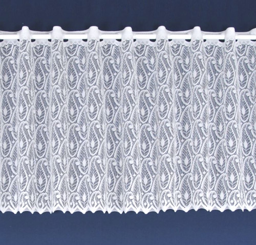 Paisley lace cafe net curtains - cafe,