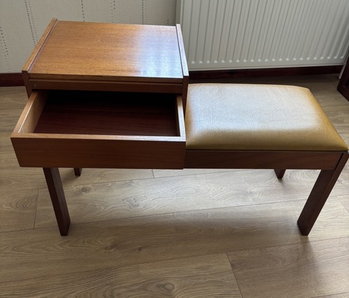 Vintage telephone table seat - vintage,