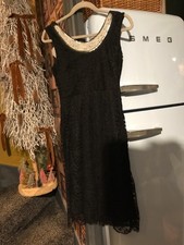 Size 10 Black Lace embellished