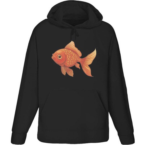 Goldfish adult hoodie - adult, /