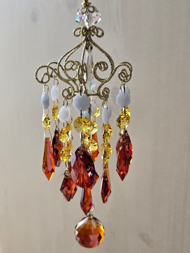 Swarovski flame sun catcher