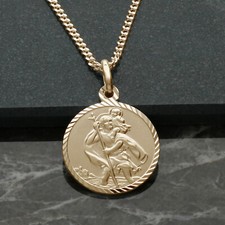 9ct Yellow Solid Gold 16mm