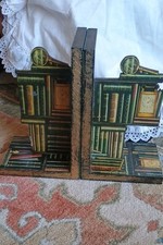 Decoupage Type Bookends