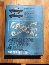 Vauxhall victor FB workshop