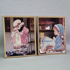 Pair Of Small Vintage Bedroom