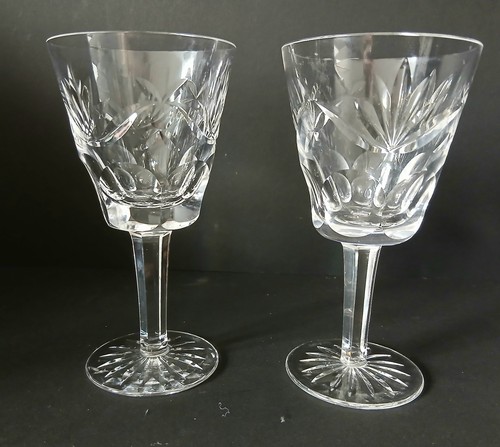 Pair waterford crystal - of,