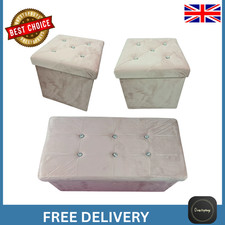 Ottoman Storage Box Foot Stool