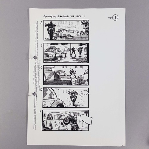 James bond skyfall storyboard - bond,