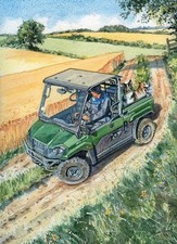 Birthday Card - Kawasaki Mule