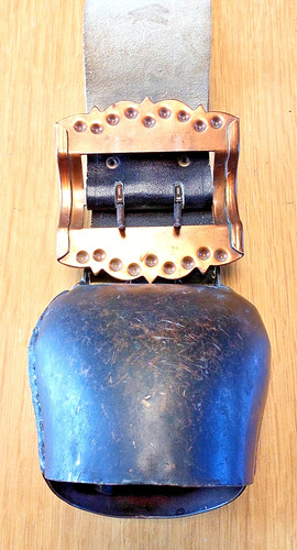 Vintage metal cow - vintage,