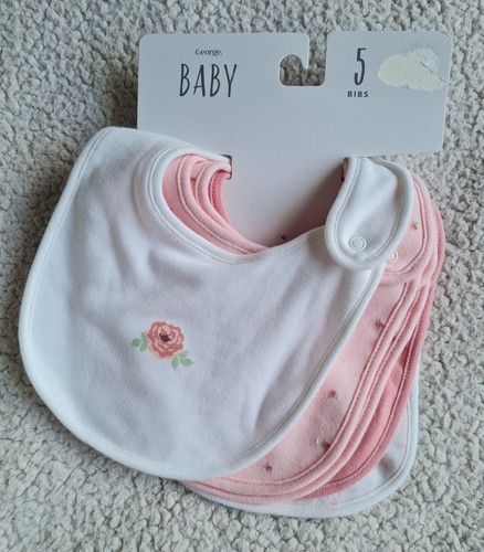 Baby girls pack bibs pink - pack,