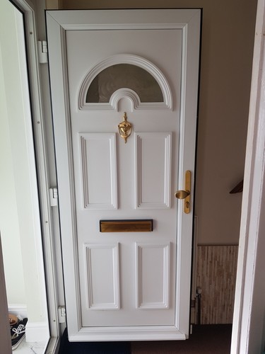 Front upvc door - front,