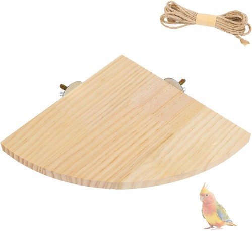 Corner bird perch platform - corner,