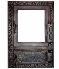 47 x 32,5 Cast Iron Fire Door Clay Bread Oven Pizza Stove Quality OLD COOPER (D)