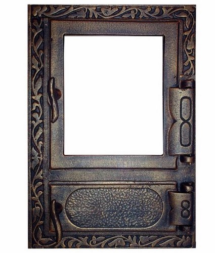Cast iron fire door - iron,