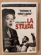 La Strada 1954 DVD Federico Fellini Restored and Remastered, Watched once, mint