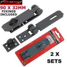 2 x Heavy Duty Hasp And Staple