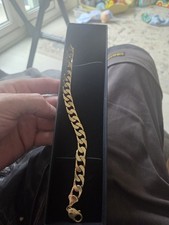9ct yellow Gold Curb Bracelet