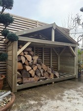 6FT Heavy Duty Apex Log Store