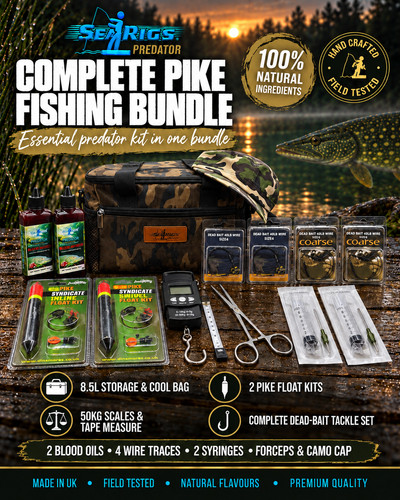 Pike fishing dead bait - fishing,